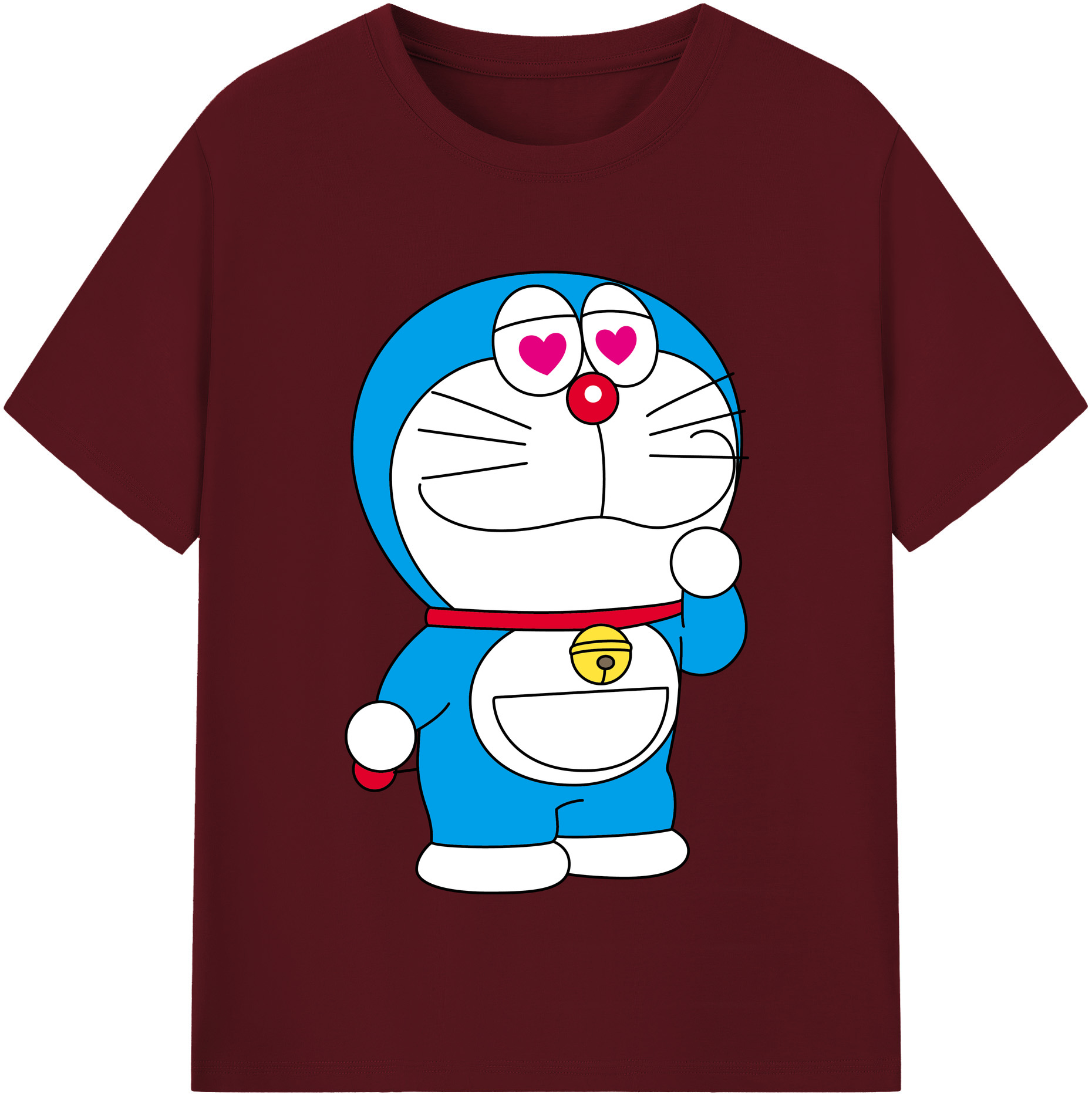 （画像用） ドラえもん Doraemon 綿100％半袖Tシャツ（フロントプリント）